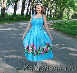 Выкройка сарафана в пол