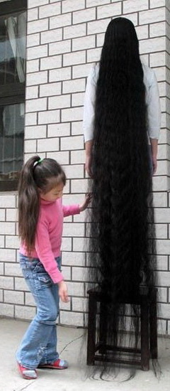Как выглядят самые длинные волосы