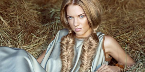 Плетение колосков на себе Плетение колосков на себе